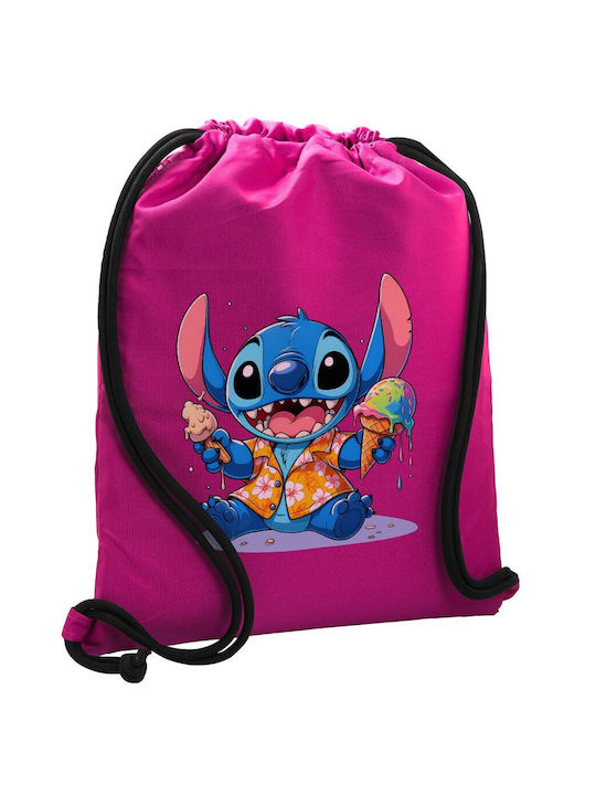 Koupakoupa Stitch Ice Cream Gym Backpack Purple