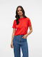 Vero Moda Women's T-shirt Red