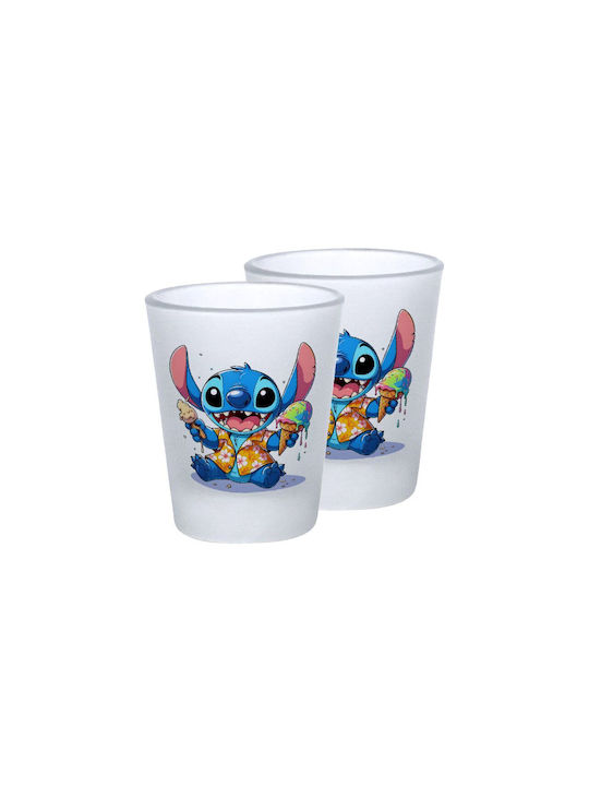 Koupakoupa Stitch Ice Cream Shot Glasses made of Glass 45ml 2pcs