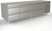 Inoxcon Frigider Inoxidabil de Banc cu Sertar și Unitate de Răcire L232xl70xH63cm