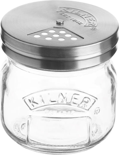 KIlner Ваза за Обща Употреба с Капак Стъклена Прозрачна 250ml