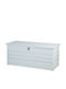 Beliani Cutie de depozitare pentru exterior Metalic 400lt Gri L132xW62xH64buc