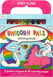 Coloring Set Colored Pencils Portable Unicorns