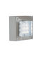 DIL Επιτοίχιο Εξωτερικό Σποτ LED IP65 1.6W με Μπλε Φως