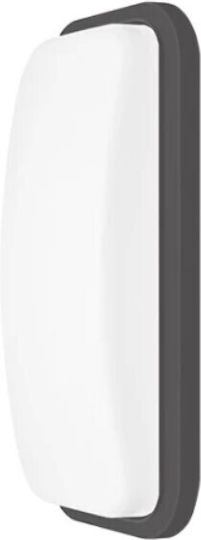 Braytron Стенно Външно Осветително Тяло LED IP65 15W с Топло бяло Светлина 23.6x11.6x68εκ.