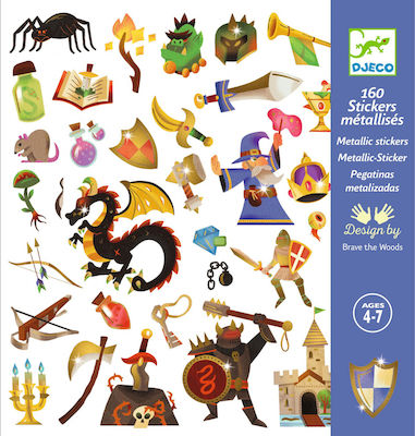 Djeco Stickers for Children 4++ Years Fantasy