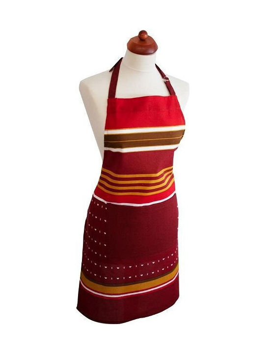 Home Elements Apron Red 80x60cm