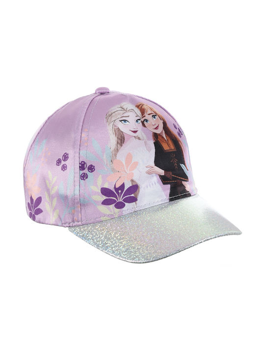 Superheroes Kids' Hat Jockey Fabric Elsa And Anna Lilac