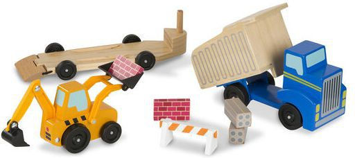 Melissa & Doug Jucărie de Construcție din Lemn pentru Copii 3++ Ani