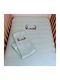 abo Blanket Cot Waffle Green Mint 100x150cm