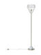 Beliani Stehleuchte H160xB30cm. Silber