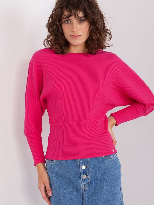 BFG Women's Blouse Cotton Long Sleeve Pink