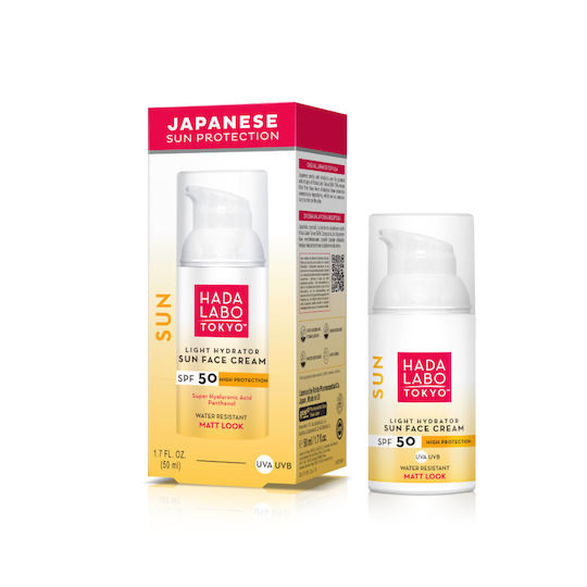 Hada Labo Tokyo Light Hydrator Cremă Antisolară Waterproof Pentru Față Protectie Solara (SPF)50 50ml