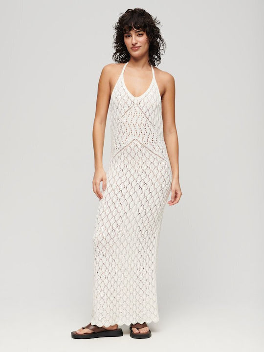 Superdry Maxi Dress Off White