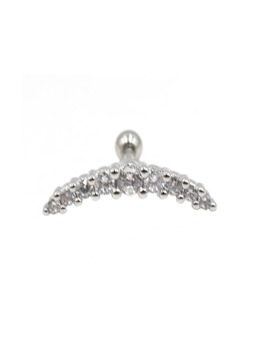 Steel Zircon Ear Cuff Earring