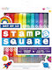 Double-ended Markers Square Stamp Thin Tip Set 12