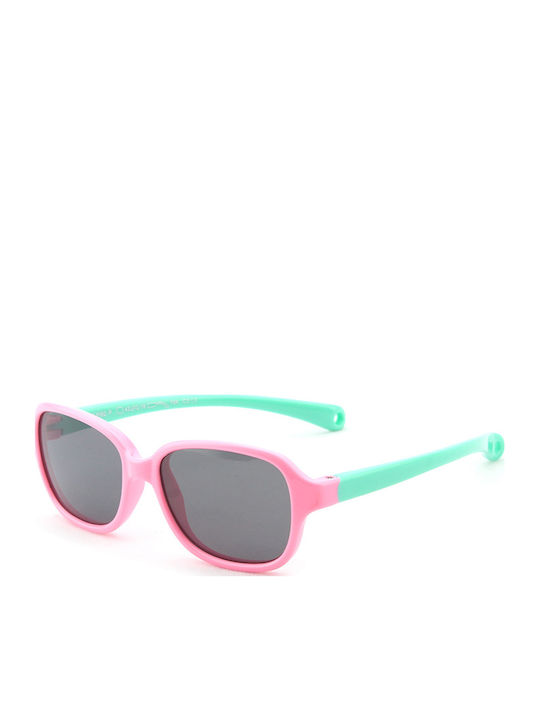 Techsuit Sunglasses Polarised 8192-c3 Babies Pink Green