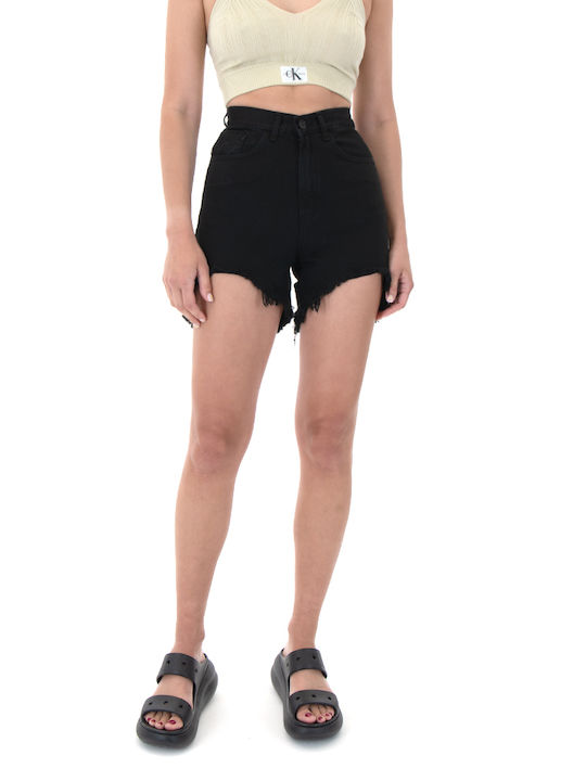 Co|Te Women's Jean High-waisted Shorts Black