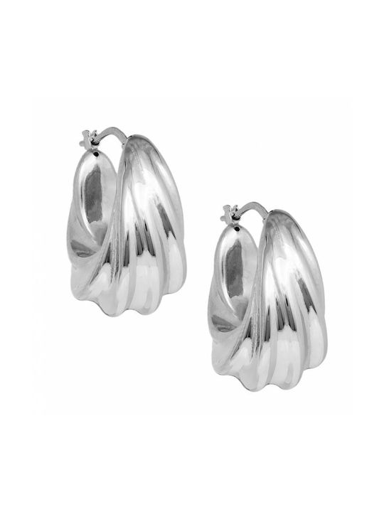 Earrings Hoops made of Silver