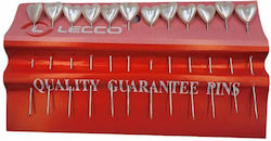 Lecco Safety Pins in White color