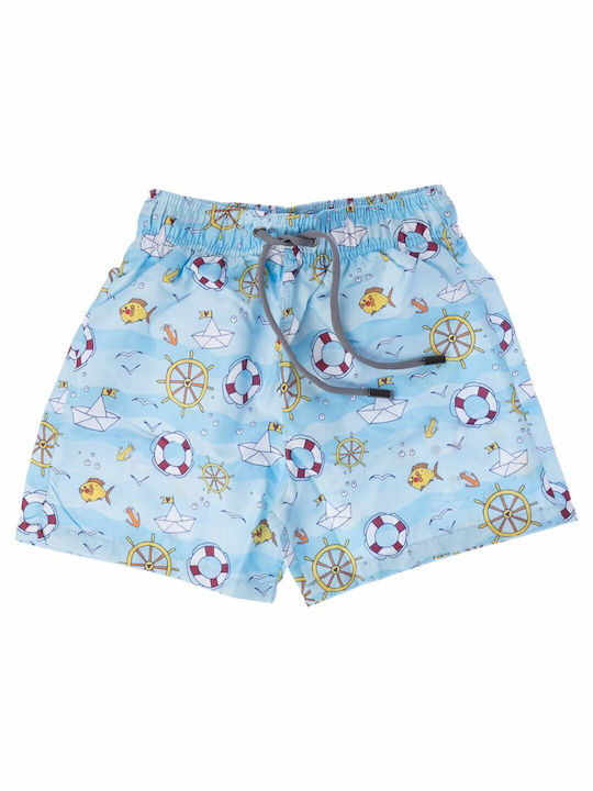 Maibella Kids Costum de baie pentru copii Pantaloni scurți de înot Boats