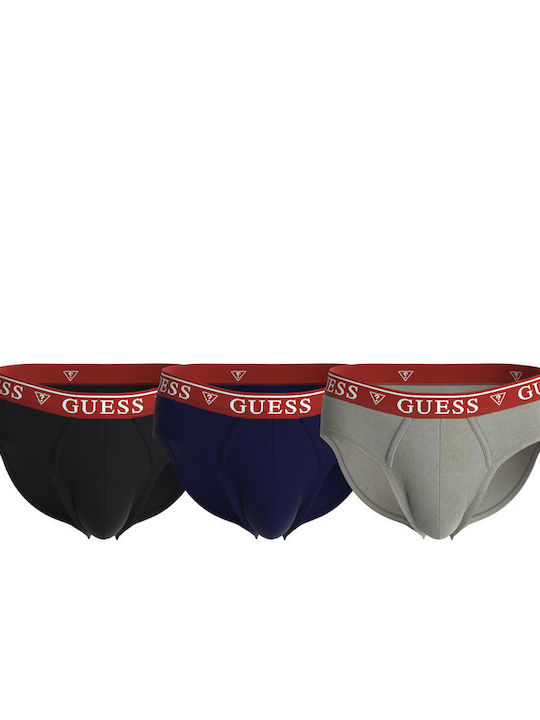 Guess Ανδρικά Μποξεράκια Γκρι. 3Pack