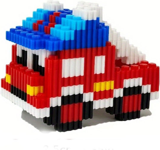 DUZ Cuburi De Construit Vehicul De Pompieri Pentru 8+ Ani 582 Bucăți