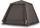 vidaXL Camping Tent Brown with Double Cloth for 4 People 260x260x211cm