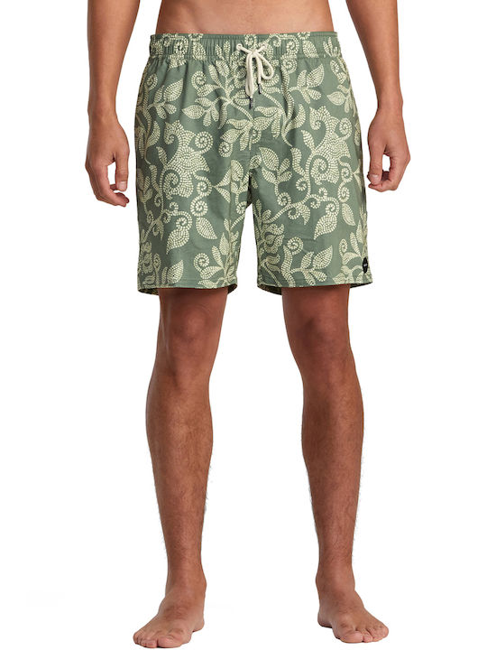 RVCA Men's Swimwear Shorts Green