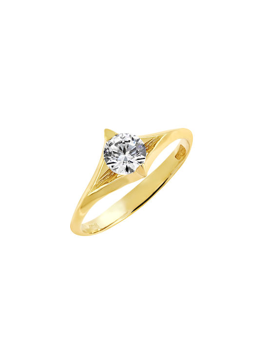 Single Stone from Gold 14K