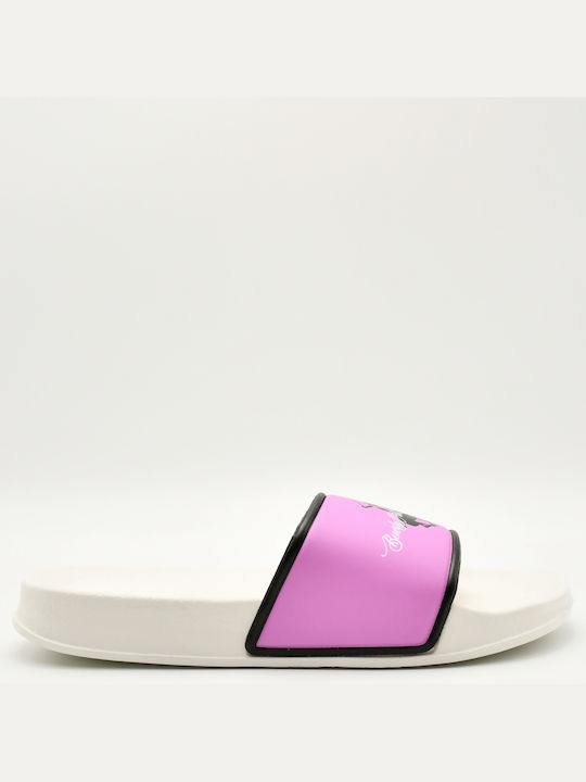 Beverly Hills Polo Club Women's Slides Pink