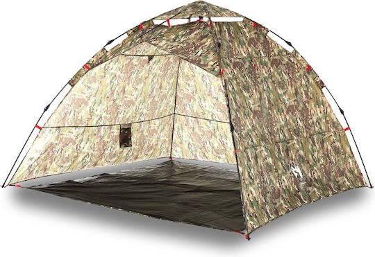 vidaXL Sommer Campingzelt Grüne Für 4 Personen 260x246x180cm