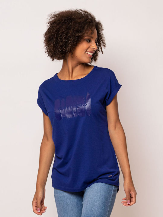 Heavy Tools Femeie Tricou Azure