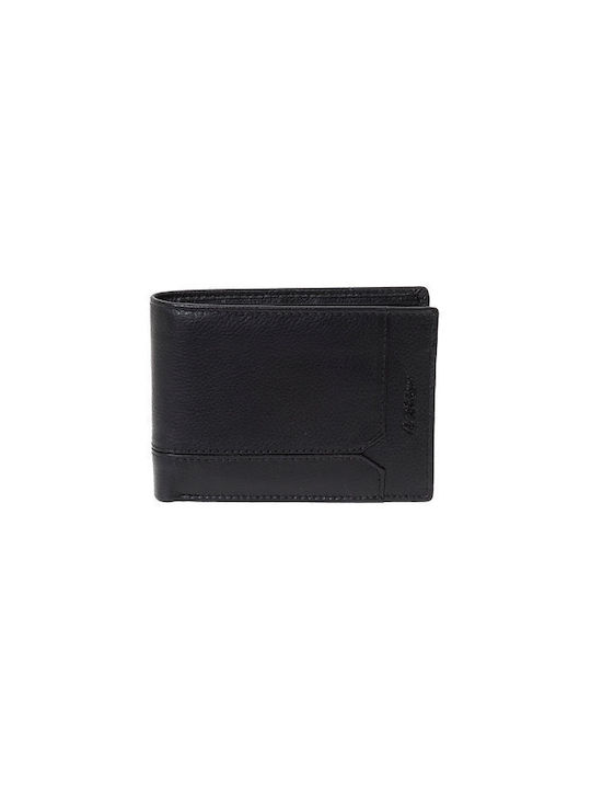 Lavor Кожен Мъжка портмоне с RFID Черно