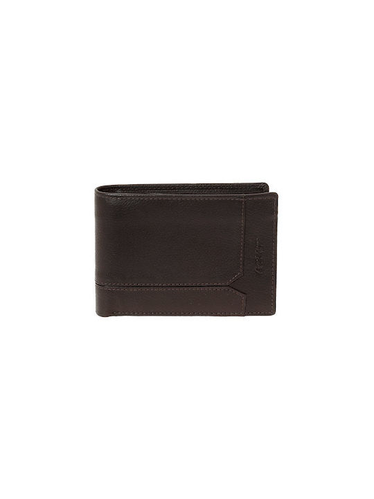 Lavor Men's Leather Wallet with RFID Brown