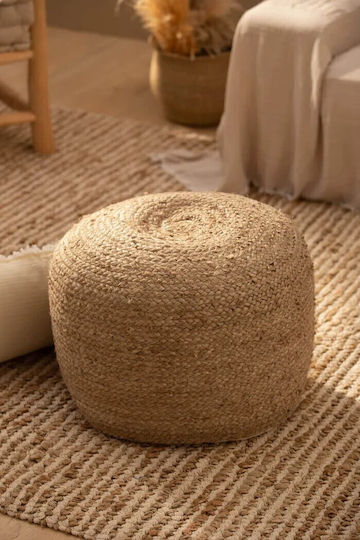 Bean Bag Chair Stool Waterproof Natural 50x50x35cm