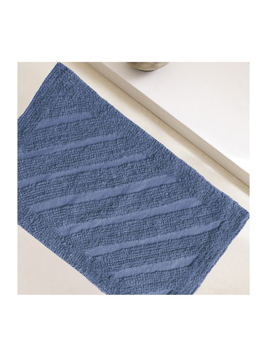 Melinen Bath Mat Cotton 20003563 Denim 40x60cm