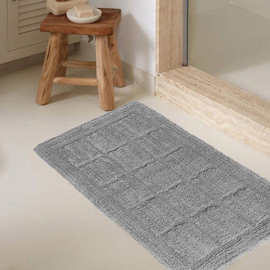 Melinen Πατάκι Μπάνιου Βαμβακερό 20003536 Light Grey 50x80εκ.