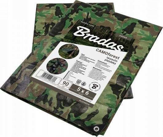 Bradas Waterproof Tarpaulin 90gr/m² 12x10m. Light Type Green
