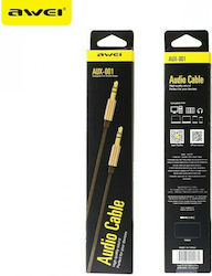 Awei 3.5mm male-3.5mm male 1m AUX-001 Awei 3.5mm male-3.5mm male 1m AUX-001