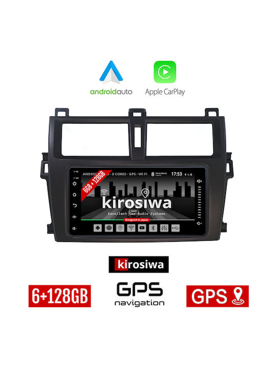 Kirosiwa Car Audio System for Toyota Verso 2010 2016 (Bluetooth/USB/AUX/WiFi/GPS) with Touch Screen 7"