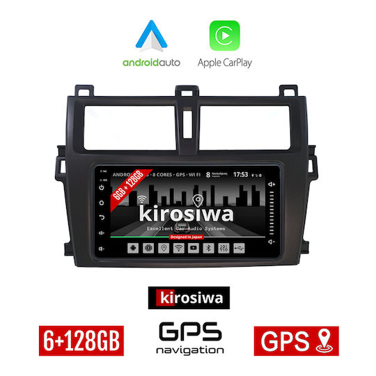 Kirosiwa Ηχοσύστημα Αυτοκινήτου για Toyota Verso 2010 2016 (Bluetooth/USB/AUX/WiFi/GPS) με Οθόνη Αφής 7"