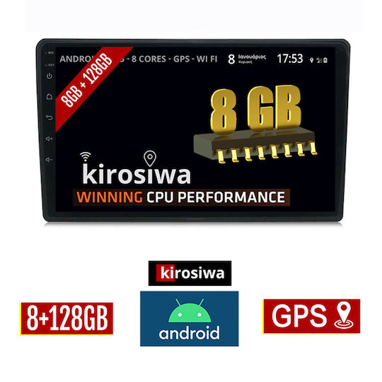Kirosiwa Car Audio System for Citroen C4 Cactus 2014 2021 (Bluetooth/USB/AUX/WiFi/GPS) with Touch Screen 9"