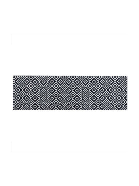 Beliani Χαλί Διάδρομος White-black 60x200cm