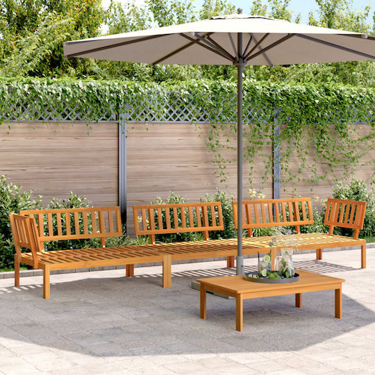 vidaXL Garten- und Outdoor-Möbelsets 4 Stück Akazie