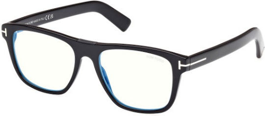 Tom Ford Plastic Eyeglass Frame Black TF5902 001