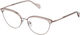 Tous Eyeglass Frame Cat Eye Pink VTO395 0A32