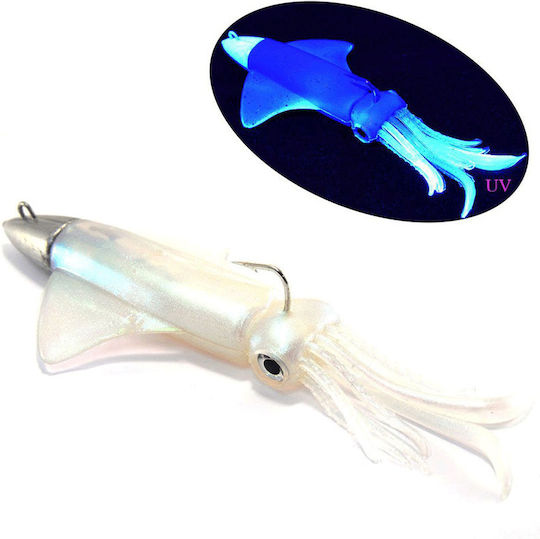 Gt-Bio Künstliche Köder Weißer Tintenfisch-UV