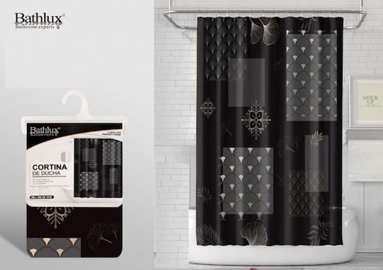 Bathlux Κουρτίνα Μπάνιου Υφασμάτινη 180x200cm Πολύχρωμη