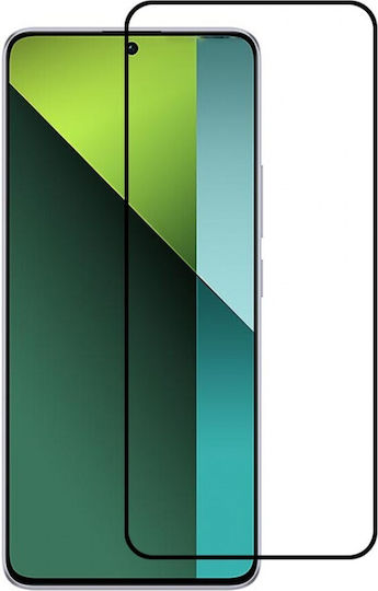 Leewello 0.26mm Full Glue Full Face Tempered Glass Black (Redmi Note 13 Pro 5G / Poco X6)